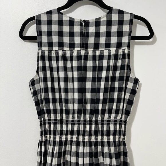 A New Day Buffalo Plaid Midi Sleeveless Dress with Smocked Waist [size M] - Picture 8 of 12